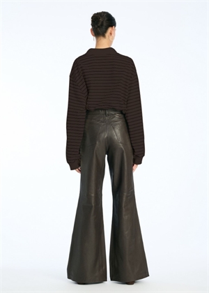 Pique longsleeve polo bluse Mole Comb. ROTATE